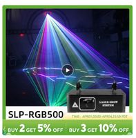 *DMX-Projektor RGB-Laser-Disco-DJ-Hochzeitsfeier-Bühnenlicht