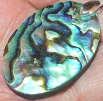 Anhänger L-5656 – Abalone Muschel 34x23mm