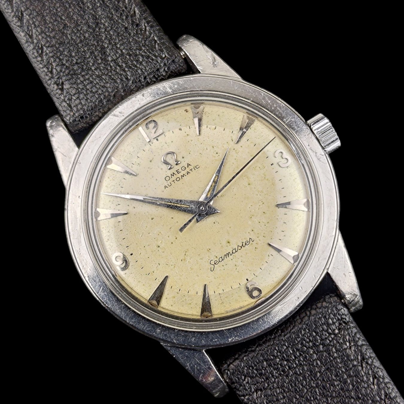 Omega Orologi: Omega Seamaster Automatic Bumper 2577-8 de 1951 Révisée – Usato da Ollon VS venduto da Astiegan 3