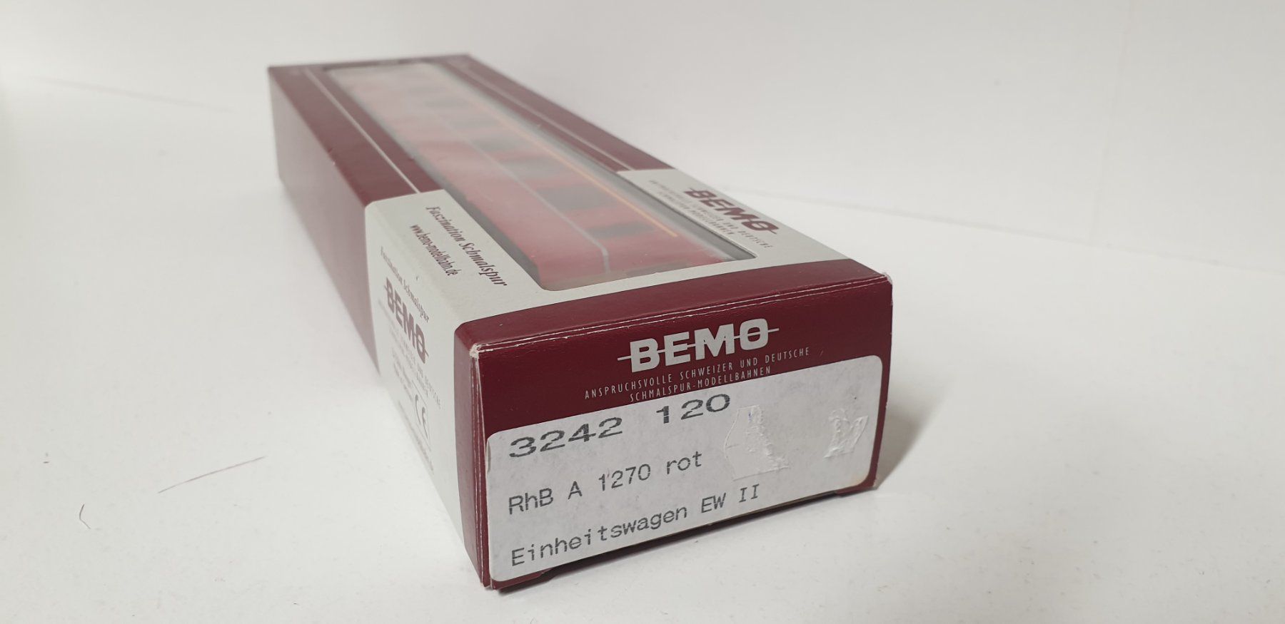 Bemo Modellini di ferrovie: Bemo RhB Einhetswagen EW II  3242 120 – Nuovo (secondo la descrizione) da Geroldswil venduto da TopTrain54 1