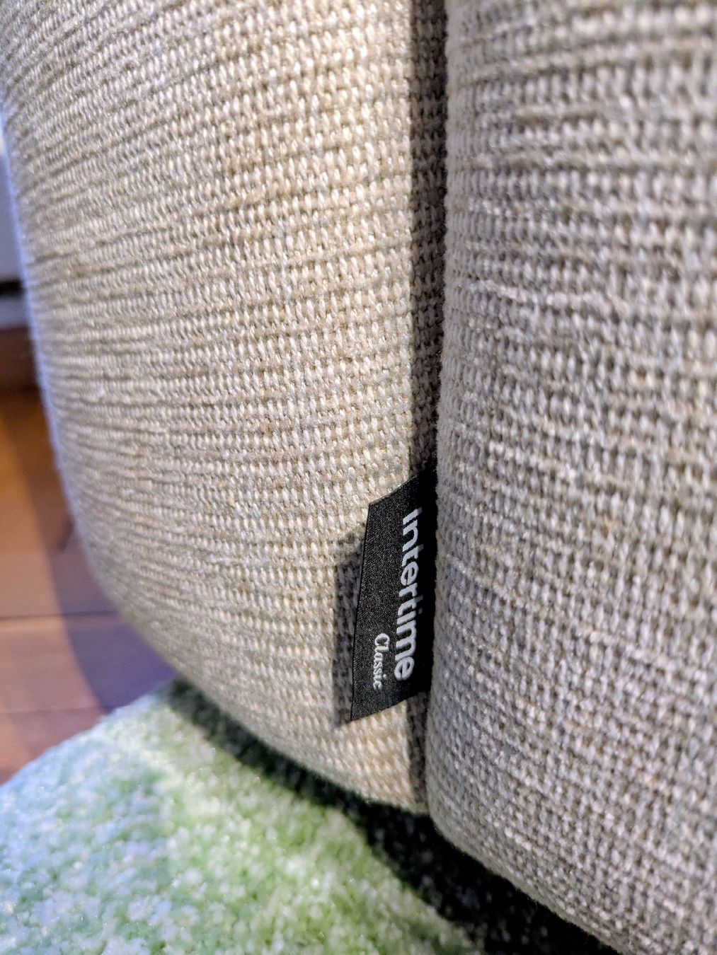 Intertime Divani: Designersofa Intertime Switzerland beige Stoff – Usato da Thalwil venduto da esist88 3