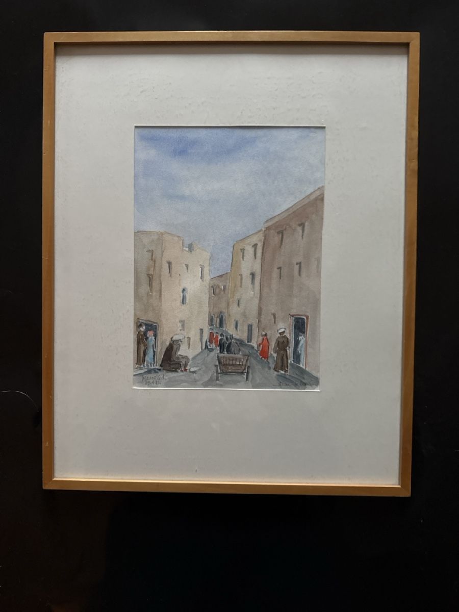 Gemälde: SCHENK  Aquarelle peinte à Marrakech – Gebraucht aus Schmitten FR von Hohezelg 3