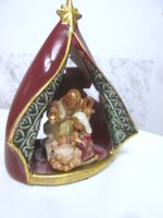 Krippe aus Keramik, Kerzenhalter