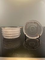 5 Untersetzer Glas O. Toikka Nuutajärvi Kastehelmi 1964