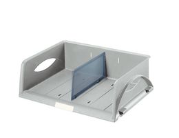 %4 Stk. neue LEITZ Ablagekorb Sorty, A4/C4 quer, grau