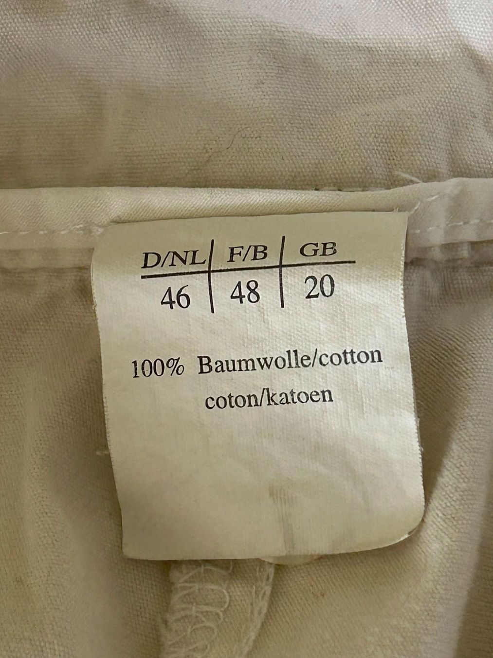 Pantalons: Pantaloni estivi cotone bianco tg.46 – D'occasion à Melano par H-Sara 2