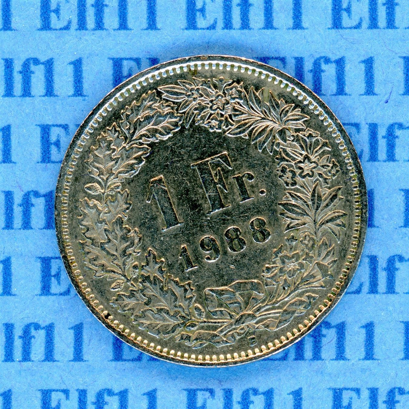 Tutti le monete: CHF___1.00 1988 -vz 1 Franken – Usato da Widnau venduto da Elf11
