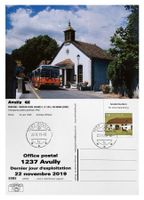 Avully Genève Letzttag Post Autobus TPG FBW R&J 91GS Nr.134