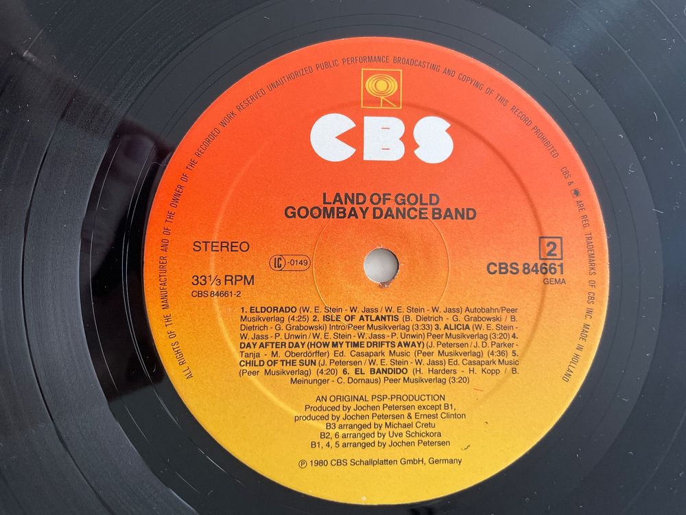 S119 Combay Dance Band/Land of Gold (Gebraucht) in Frutigen für CHF 5 ...