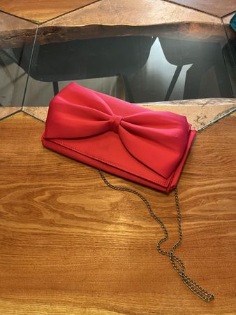Handtasche Schleife Rosa Pink