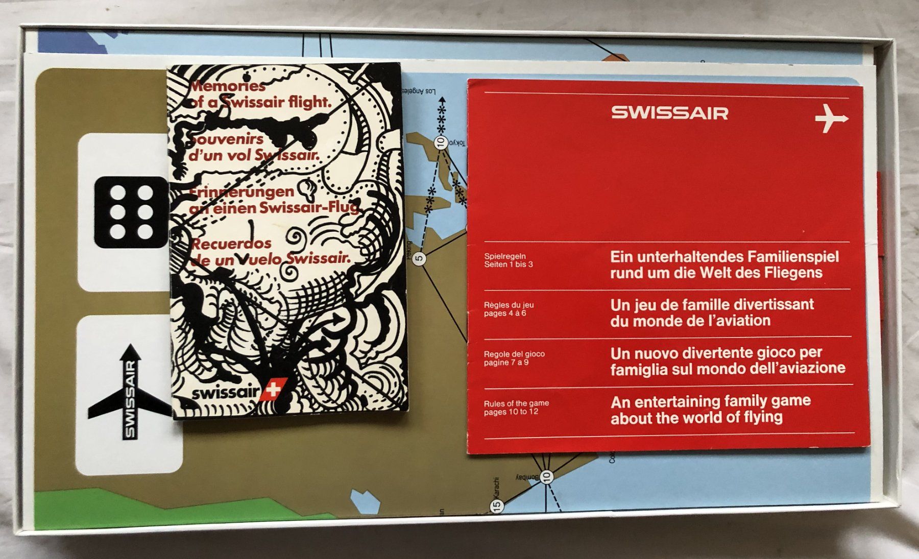Giochi: SWISSAIR - Brettspiel - 1979 – Usato da Schaffhausen venduto da durruti 1