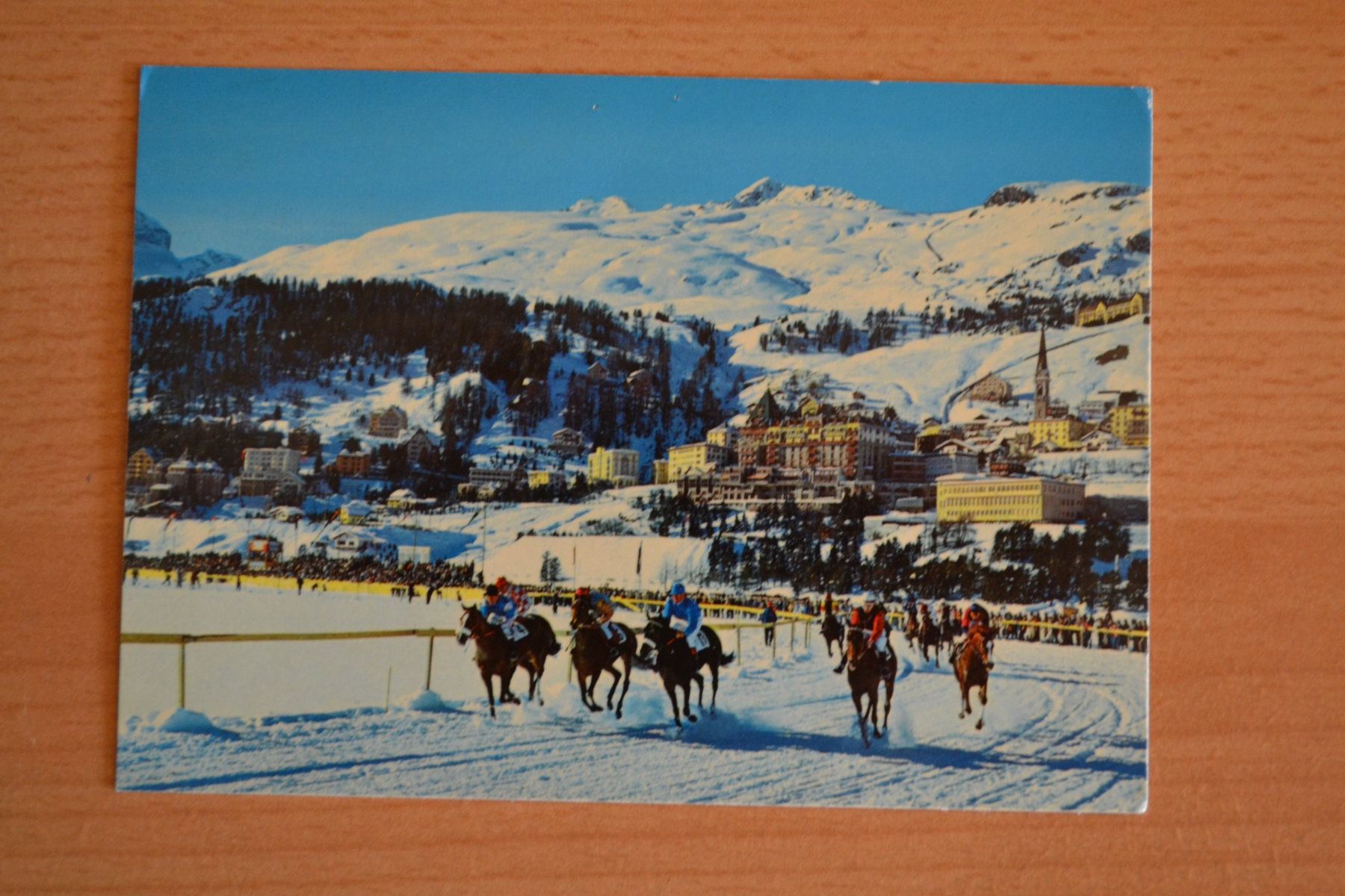 Cartoline postali: AK St.Moritz Pferderennen – Usato da Beinwil am See venduto da kajak55