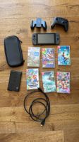 Nintendo Switch Konsole + 6 Spiele + Lenkräder