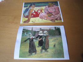 No 10 schöne Postkarten PAUL GAUGIN AB NUR 75 RP