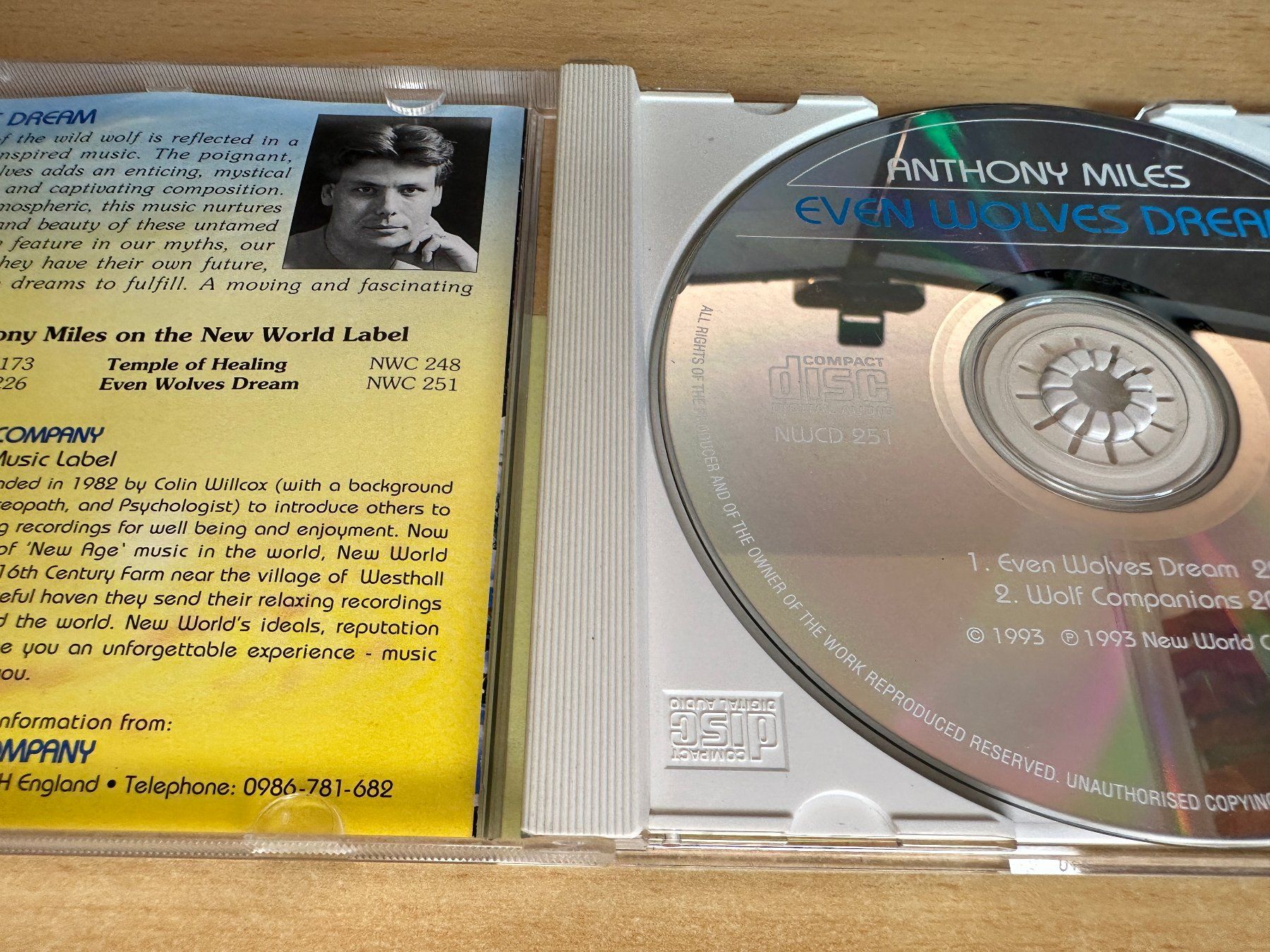 CDs: Anthony Miles – Even Wolves Dream – Gebraucht aus Rikon im Tösstal von Alpenmutz 2