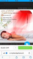 Rotlichttherapie Lampe 126 LEDs mit Stativ