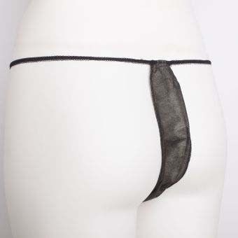 Altra biancheria intima: Damen Einweg-String/Tanga schwarz (43 Stk.) – Nuovo e nell'imballaggio originale da Niederrohrdorf venduto da Papillon_47 1