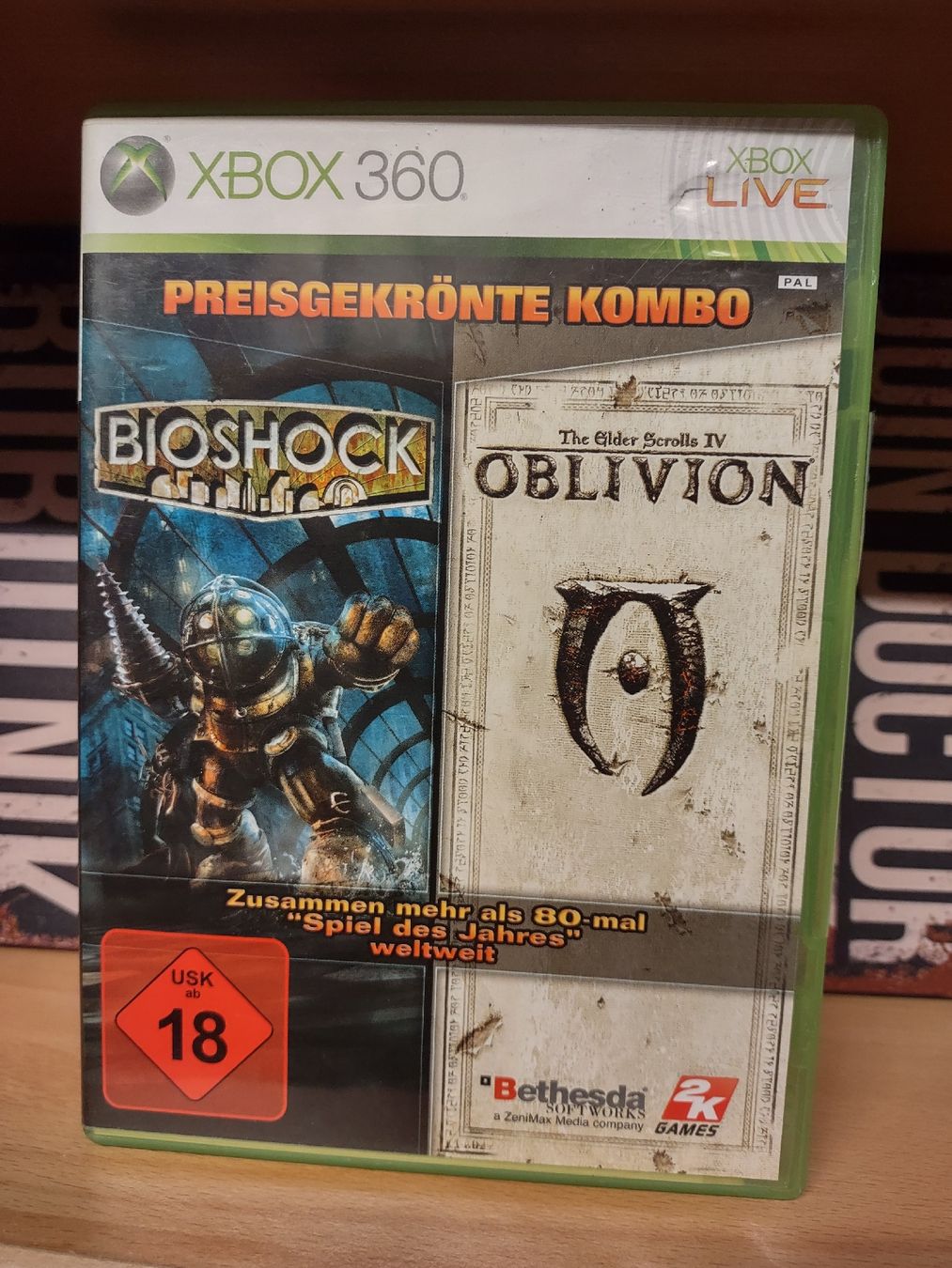 Microsoft Giochi: Xbox 360: Bioshock & Oblivion - Combo primée, DE – Usato da Fribourg venduto da PastGame