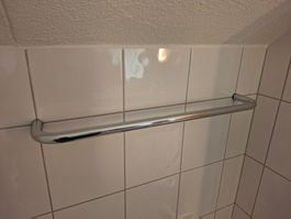 Badetuch-Stange verchromt von Escotec, 60 cm