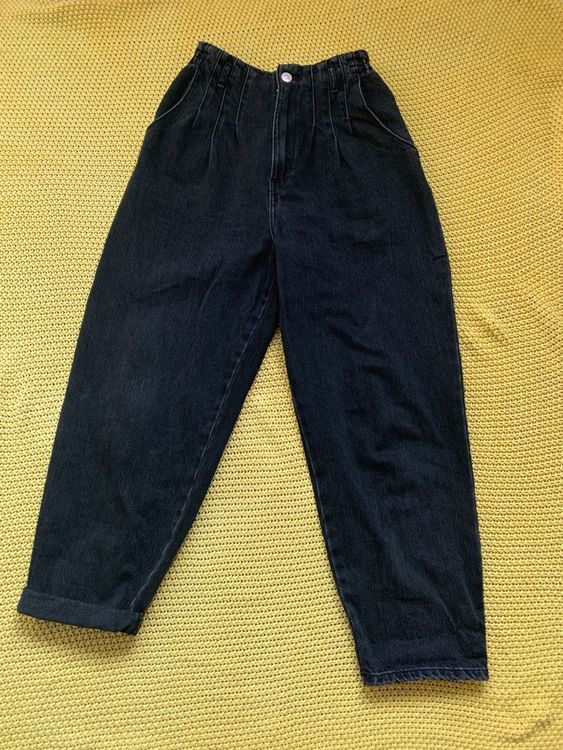 New Zara black Paperbag jeans, 36 Kaufen auf Ricardo