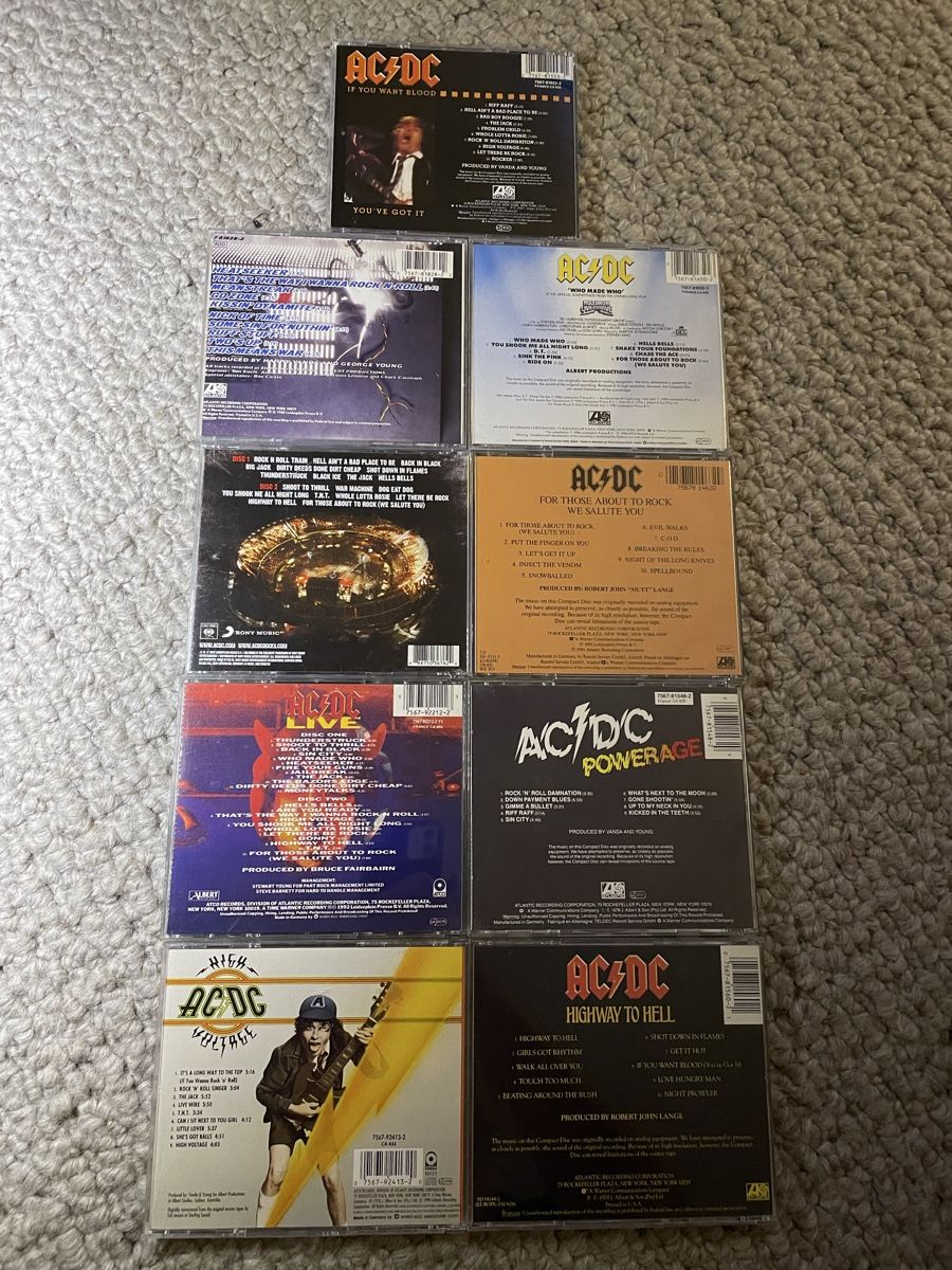 CDs: 9x AC/DC – Gebraucht aus Reinach AG von trigger7811 3