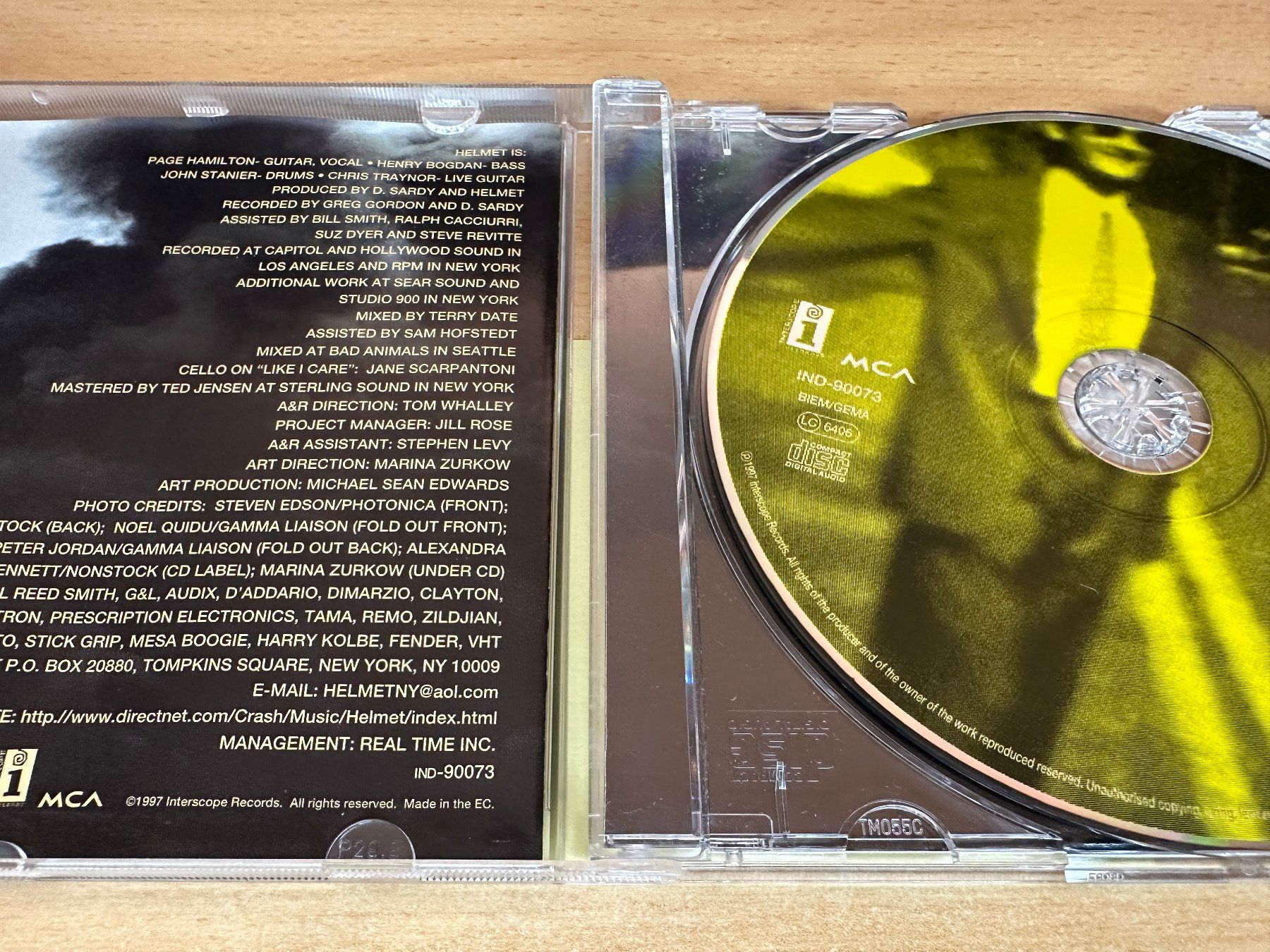 CDs: Helmet – Aftertaste – Gebraucht aus Rikon im Tösstal von Alpenmutz 2