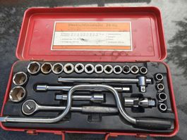 Steckschlüsselsatz 24-tlg 1/2 Zoll Chrom-Vanadium Stahl