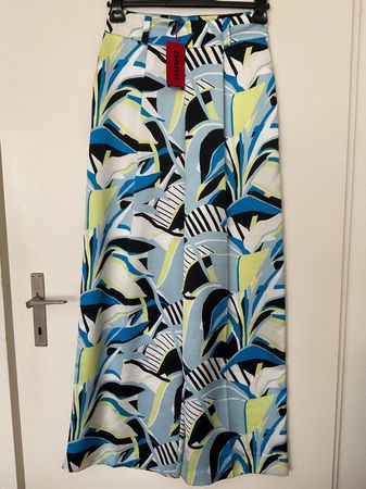 HUGO BOSS Hose Gr 36 Azurblau NEU Kaufetikette NP 250