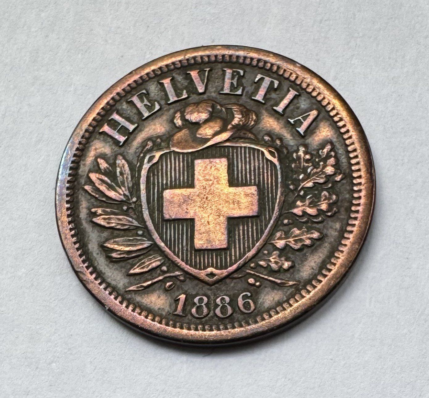 Tutti le monete: 1886 2 Rappen vz – Usato da Kirchberg SG venduto da Helveticus00