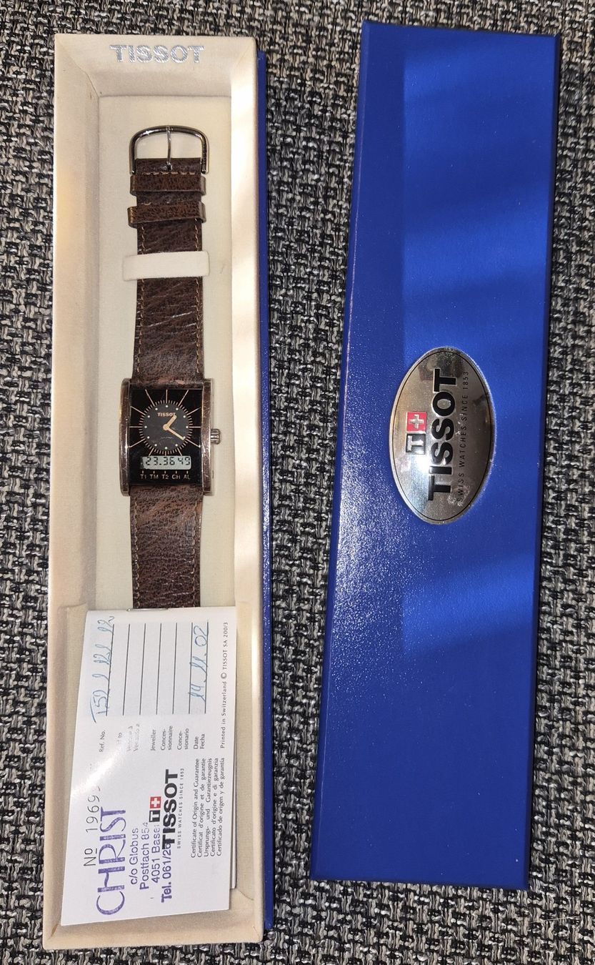 Tissot Montres: Tissot Two Time Herren Armbanduhr Fullset – D'occasion à Basel par Kurioses 3