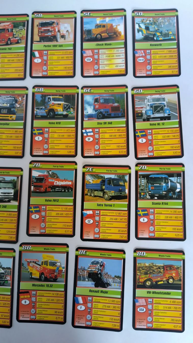 Ravensburger Giochi: Auto Quartett Lastwagen / Mega Trucks / 32 Karten ab Fr. 4.- – Usato da Bellach venduto da JingleJerry 4