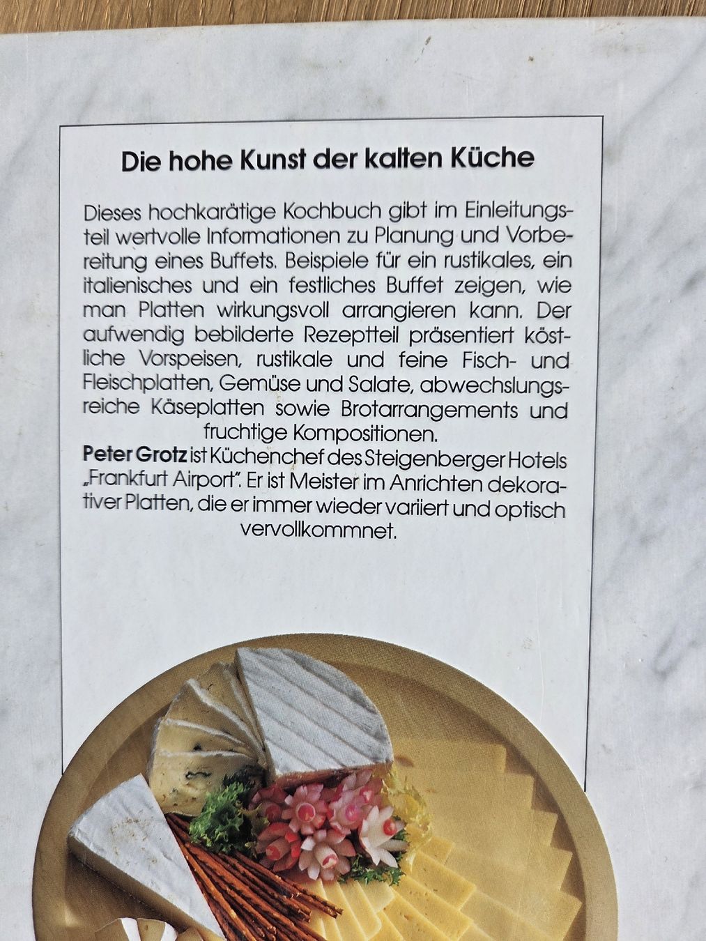 Livres: Kochbuch Kalte Platten & Buffets – D'occasion à Boniswil par Motze0 3