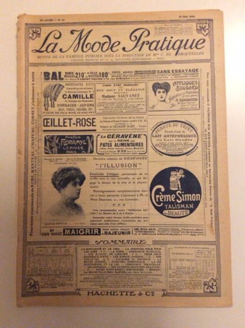 Riviste & Magazine: Journal sur la Mode 1909 – Usato da Genève venduto da edelweiss1900 1