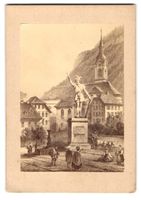 Fotografie Altdorf, das Tell Denkmal im 
