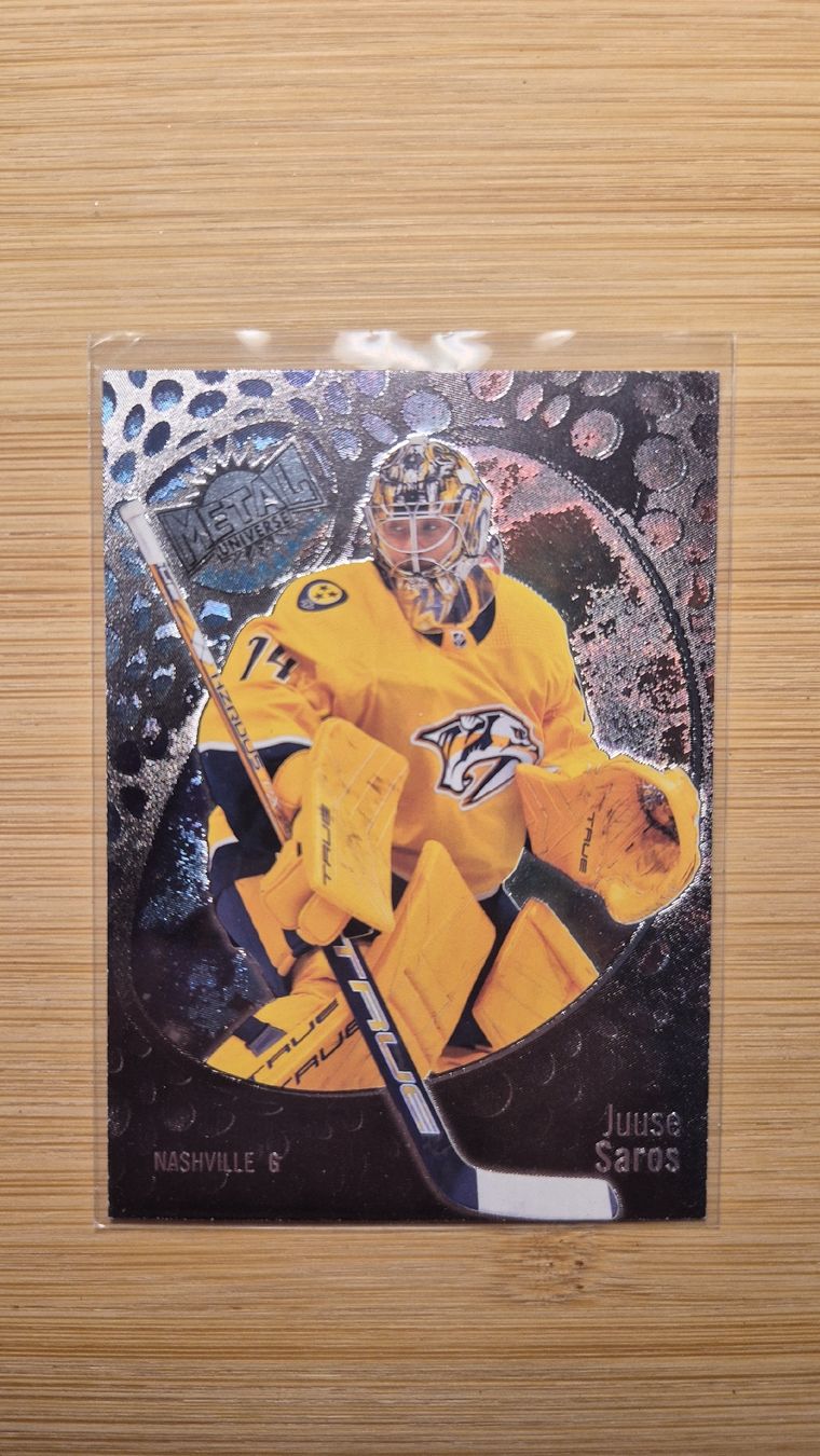 NHL Carte collezionabili: NHL Nashville Predators Juuse Saros – Usato da Bellach venduto da paedu-1980