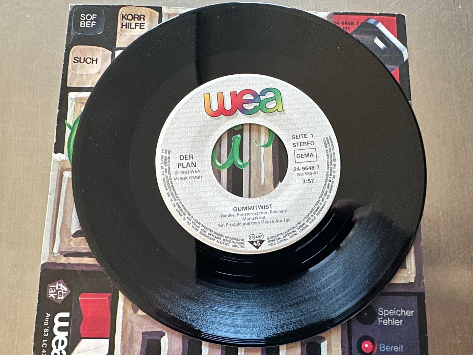 Schallplatten: DER PLAN 7 GUMMI TWIST – Gebraucht aus Sion von jaipur1401 1