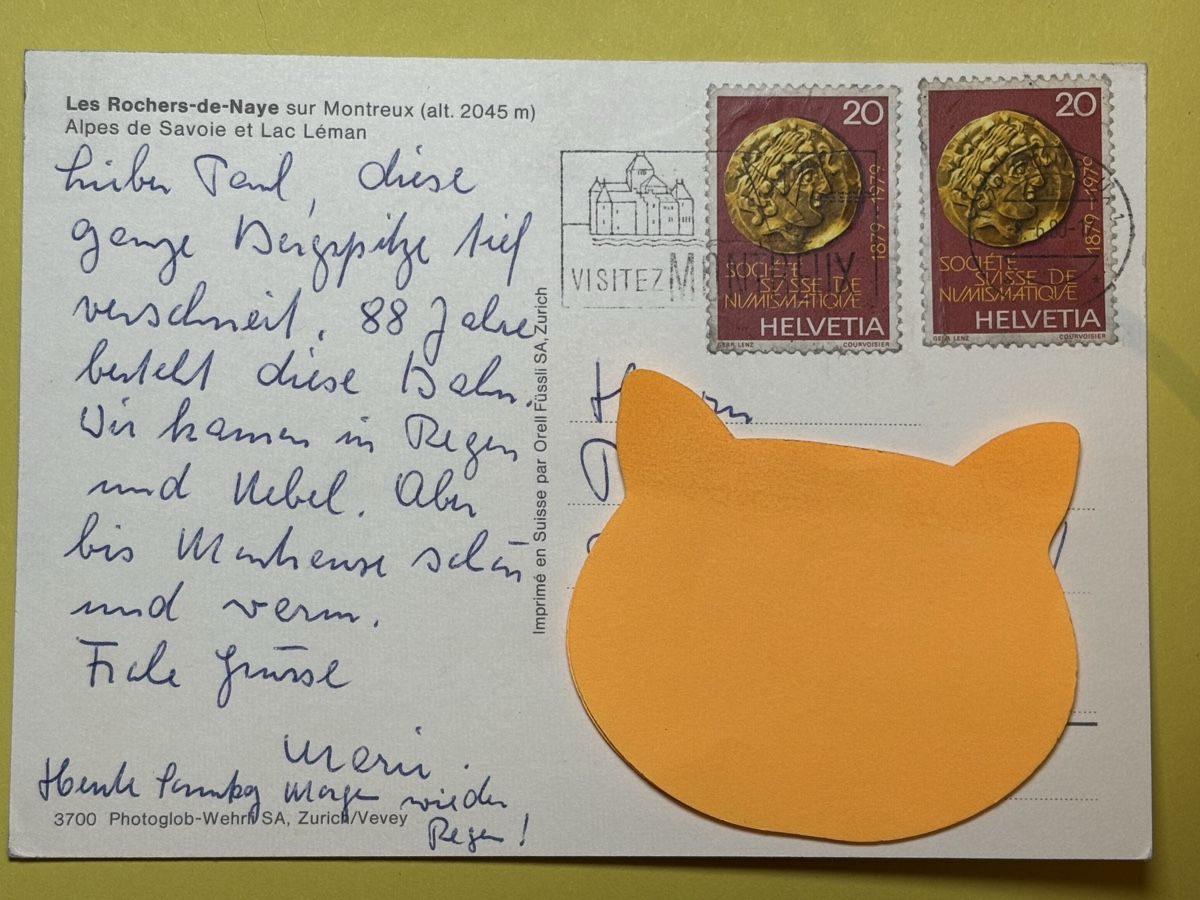 Cartoline postali: AK von Rochers de Naye – Usato da Rümlang venduto da Kartenpost1 1