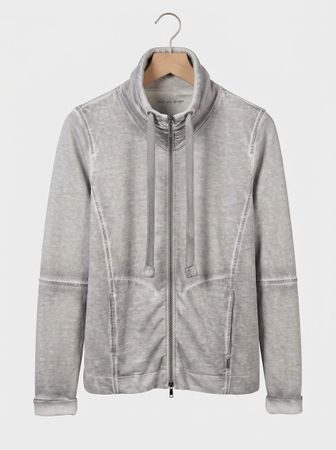 MARC CAIN SPORTS Sweatjacke mit Kranich-Stickerei-Gr. 3 / 38