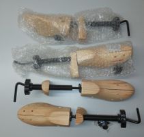 2 Paar Schuhspanner aus Kiefer Holz, Größe 41-46