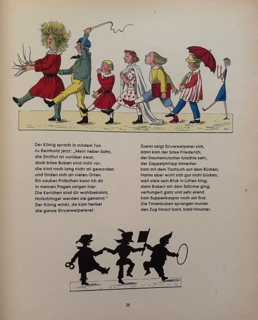 Libri: Altes Kinderbuch von Heinrich Hoffmann, König Nussknacker – Usato da Frauenfeld venduto da Merk52 8