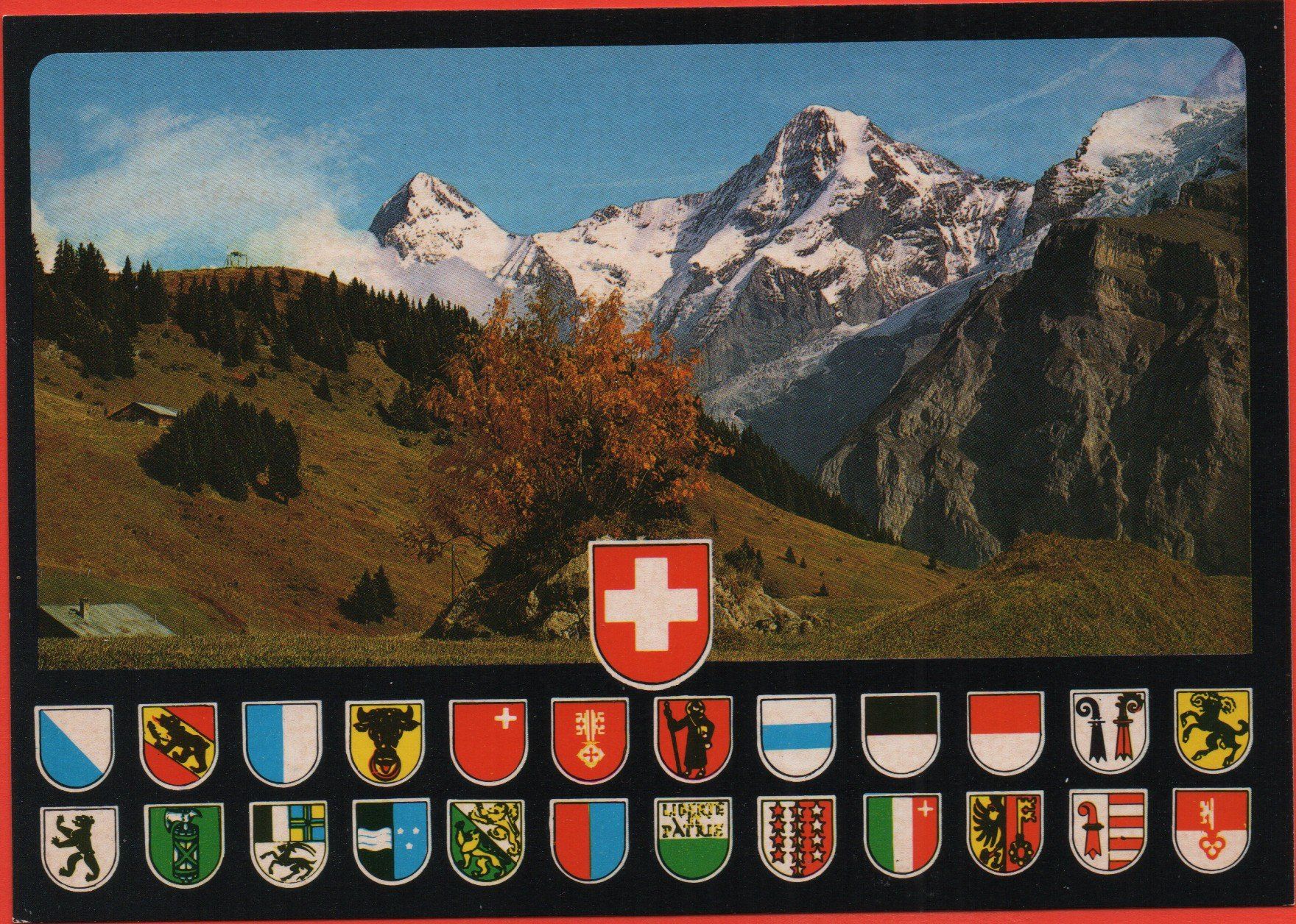 Cartes postales: 2 Ansichtskarten MÜRREN Eiger, Mönch, Wappen Schweiz – Neuf (Voir description) à Jona par philajona 1