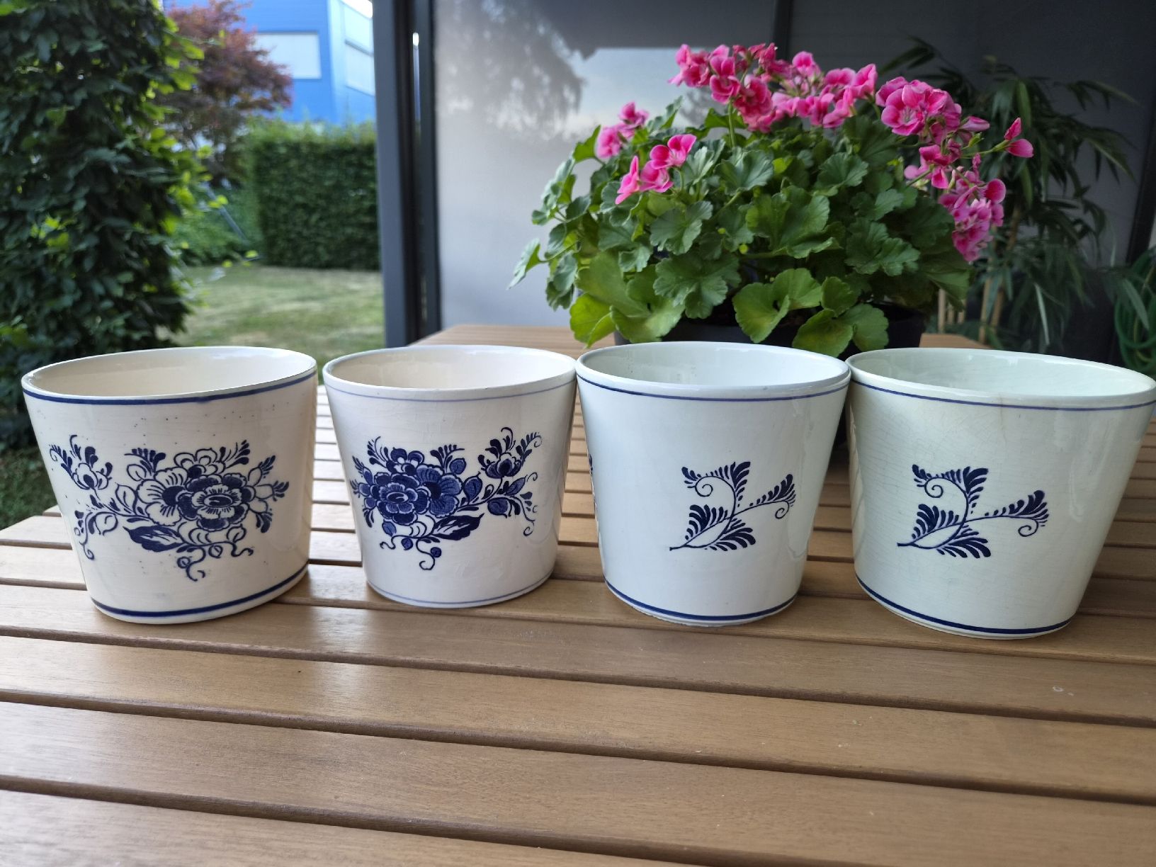Vasi per fiori: 4er Set Original Delft Blauw Übertöpfe / Blumentöpfe  – Usato da Bülach venduto da Recherchieren 3