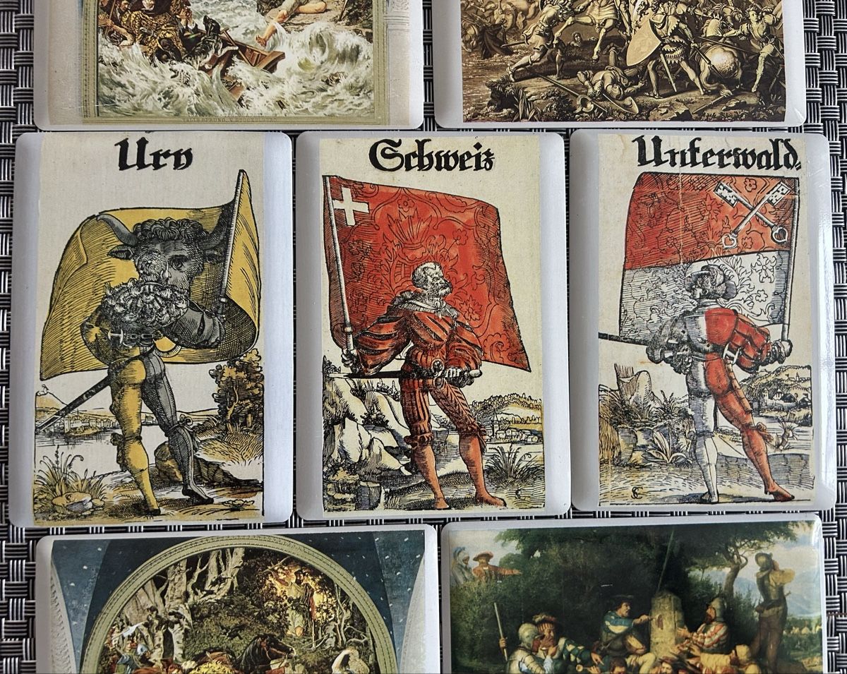 Schweizer Armee Schilder: Lot -- 9 x Blechschilder Schweizer Geschichte – Gebraucht aus Gossau SG von Gallus00 4