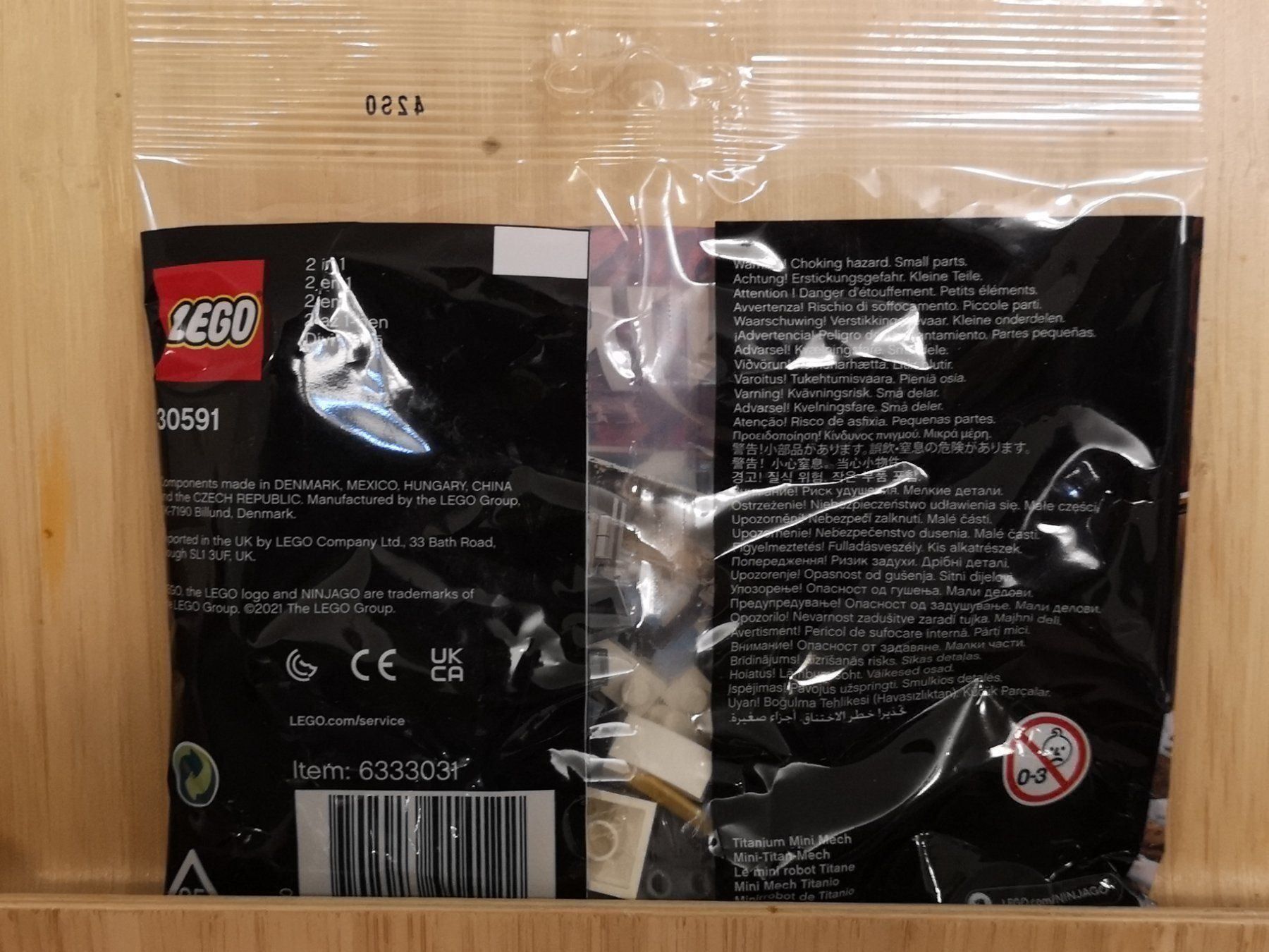 Lego Kit di costruzioni: Lego 30591 Ninjago Titanium Mini Mech – Nuovo e nell'imballaggio originale da Echichens venduto da aegis0129 1