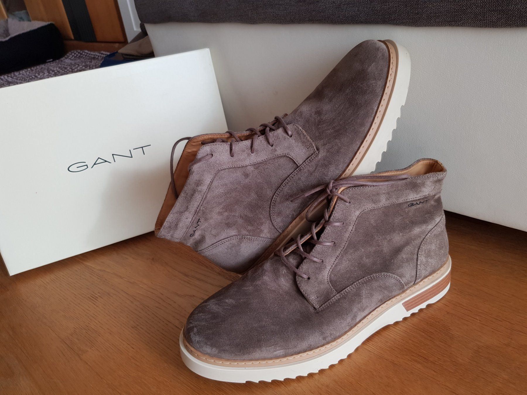 Gant Scarpe da uomo: Gant Velourslederschuhe Gr.45 – Nuovo e nell'imballaggio originale da Reinach AG venduto da innamac 8