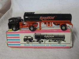 VEB PERMOT  1:87  SKODA SATTELAUFLIEGER ELASKON  MIB