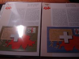 Satz Maximumkarten 700 Jahre Schweiz, 1990