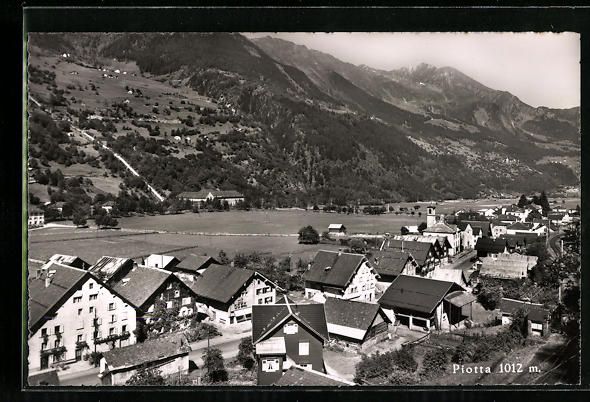 Cartoline postali: Piotta, Teilansicht aus der Vogelschau – Usato da Berlin venduto da bartko-reher