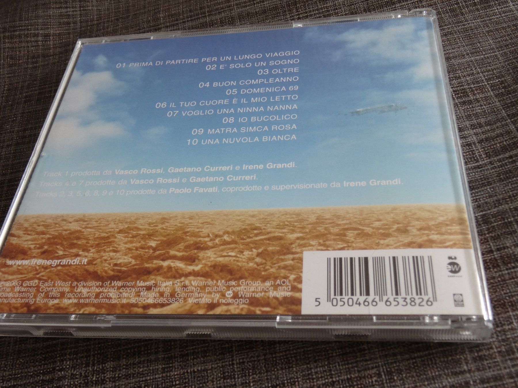 CD: Irene Grandi - Prima di Partire CD – Usato da Olten venduto da Disc-Ausverkauf 1