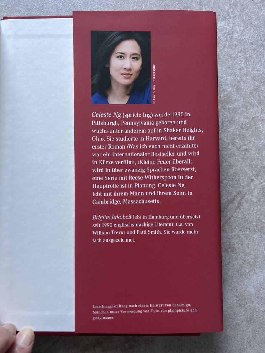 Libri: Celeste Ng: Kleine Feuer überall, Roman – Usato da Schliern b. Köniz venduto da Corinu59 3